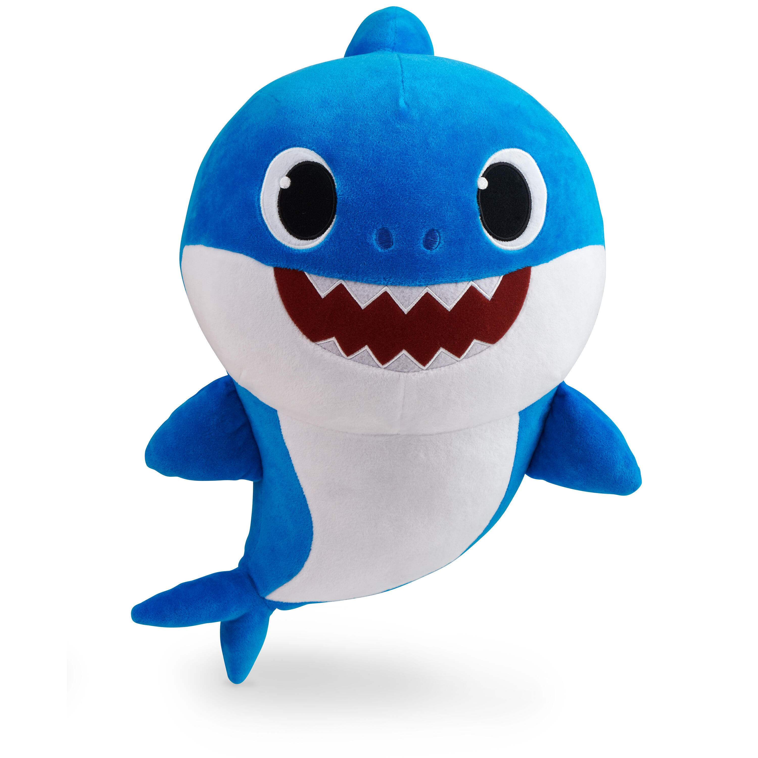 18 Plush Doll Daddy Shark Bs ぬいぐるみ ダディシャーク L メロディ付き ベイビーシャーク 株式会社 アガツマ